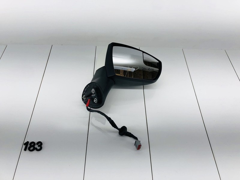 18-22 FORD ECOSPORT FRONT RIGHT PASSENGER SIDE EXTERIOR VIEW MIRROR WHITE OEM