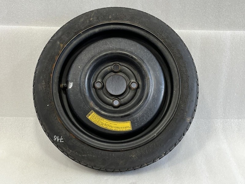 1993 - 1997 HONDA DEL SOL SPARE WHEEL 105 80 13 RIM BRIDGESTONE TIRE 95% TREAD