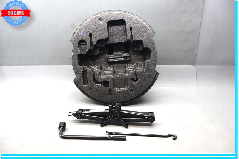 09-14 Hyundai Gensis Rear Trunk Emergency Tire Tool Kit Foam Holder W/ Tools Oem