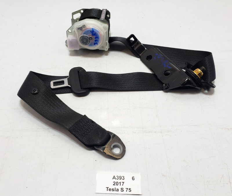 ✅ 2012-2020 OEM Tesla Model S Rear Left Driver Side Seat Belt Seatbelt Retractor