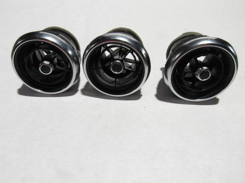 Fiat 124 Spider 2018 Dash Dashboard Air Vent Grille Set 3 PCS 15-20 *