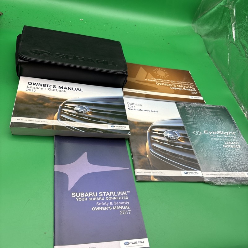2017 Subaru Legacy/outback Owners Manual Starlink Eyesight