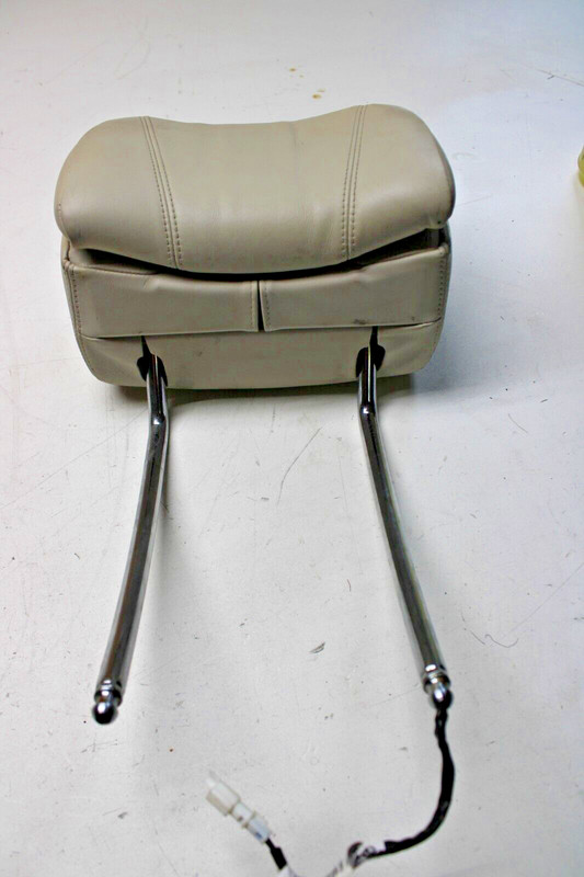 12-16 BMW F12 640i 650i CONVERTIBLE FRONT RIGHT SEAT HEADREST Ivory White OEM