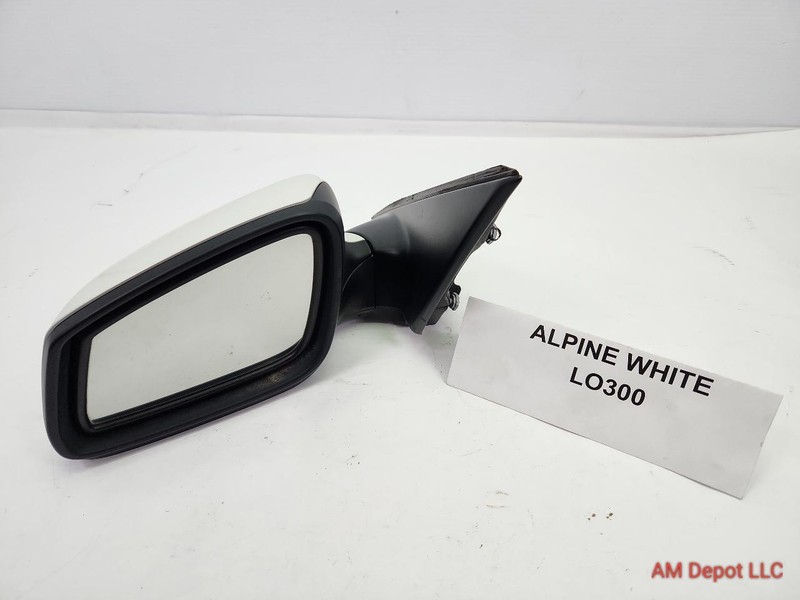 2013 BMW 528i 535i 550i F10 Left Driver Side View Mirror White 51167216367