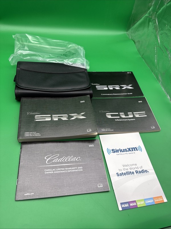 2013 CADILLAC SRX OWNERS MANUAL Infotainment With Case And Free Shipping