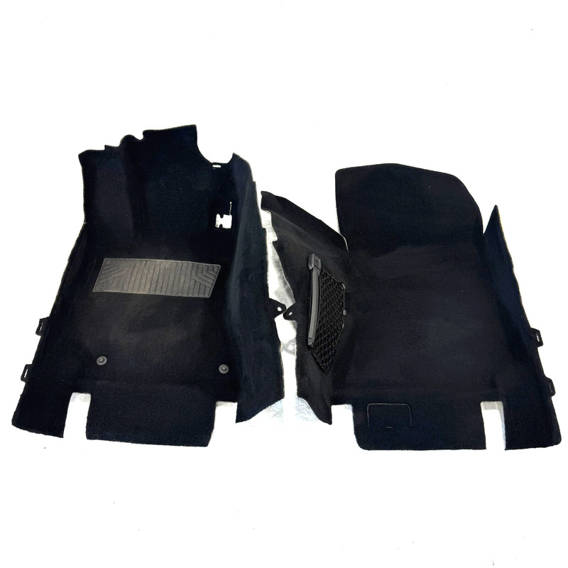 10-13 MERCEDES-BENZ E-CLASS E350 FRONT LEFT & RIGHT FLOOR CARPET COVER SET OEM