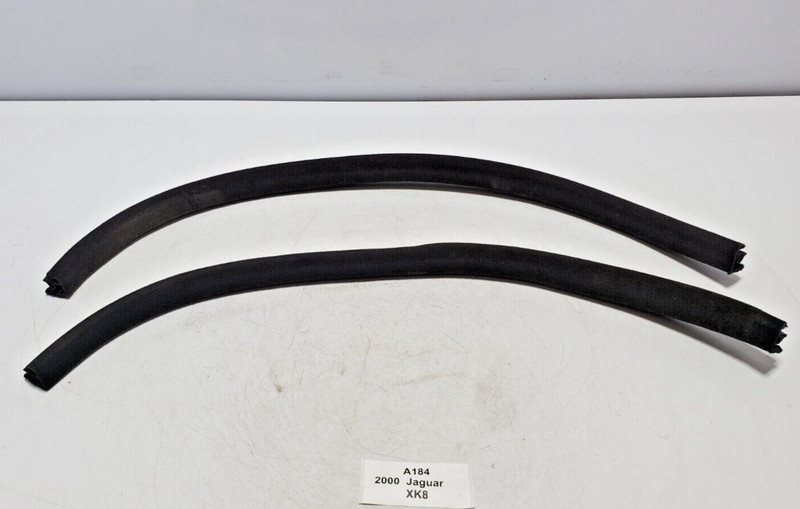 ✅ 97-04 OEM Jaguar XK8 Front Left Driver Side Door Window Frame Gasket Seal SET
