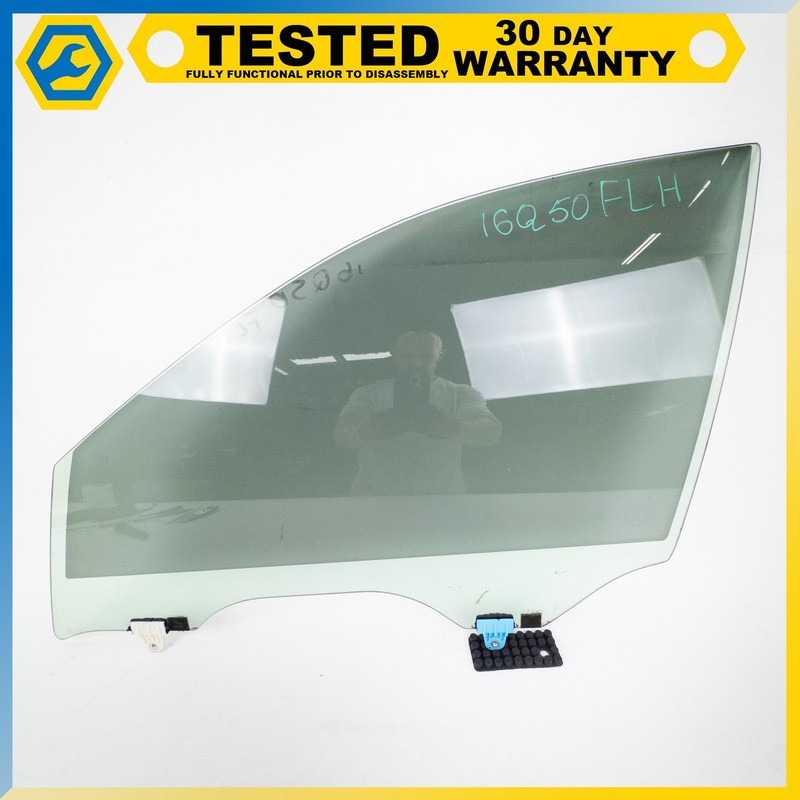 14-24 INFINITI Q50 FRONT LEFT DRIVER SIDE DOOR WINDOW GLASS OEM