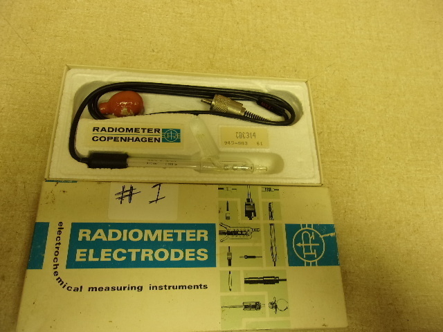 Radiometer Electrodes CDC314 Copenhagen 945-003, used *FREE SHIPPING*