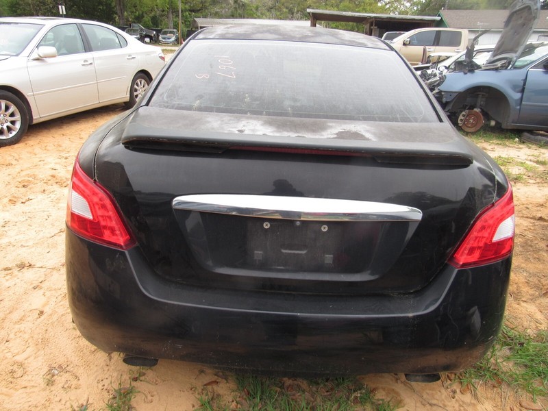 09-14 NISSAN MAXIMA TRUNK DECK LID TAILGATE W/ SPOILER & CAMERA SUPER BLACK KH3