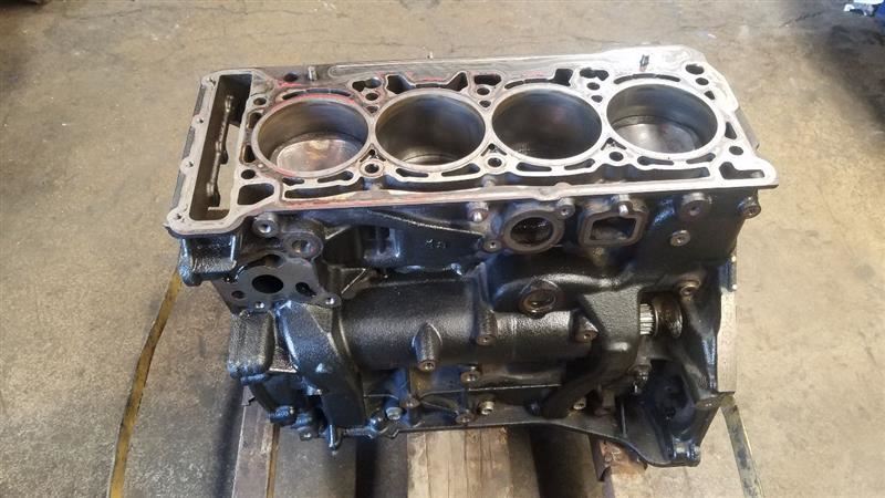 14-16 Volkswagen Passat 1.8L Engine Block W/ Crankshaft & Pistons OEM 06K103011R