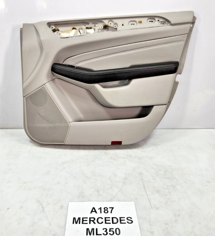 ✅ 12-15 OEM Mercedes W166 ML350 Front Right Passenger Interior Door Panel Gray
