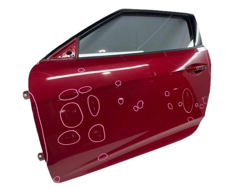 2012-2017 Hyundai Veloster LH Driver Front Door Assembly W/ Glass Scratch Dent