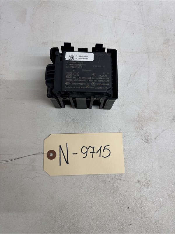 20 - 22 TESLA M 3 OEM Front Radar Distance Control Module 1108647-00-C 9715 B142