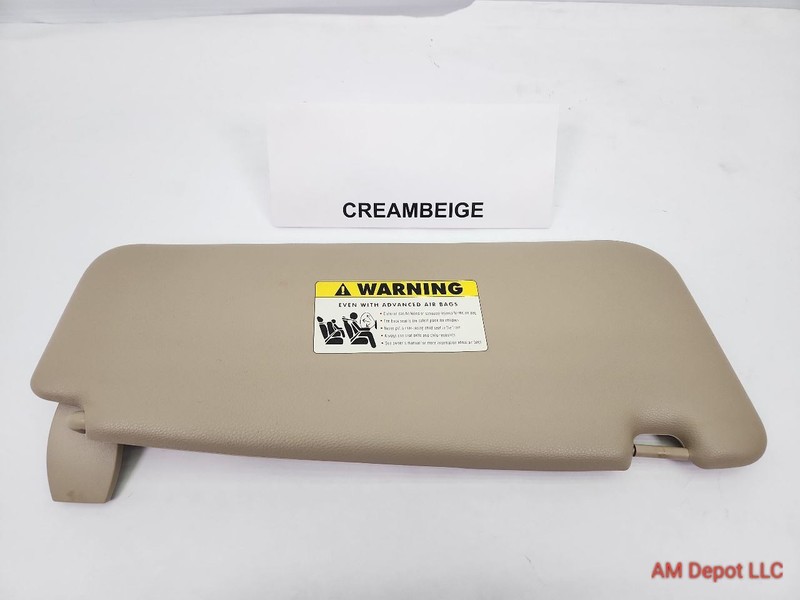 2008 BMW 535i 535xi 528xi 528i E60 Left Driver Sun Visor Creambeige 51169125861