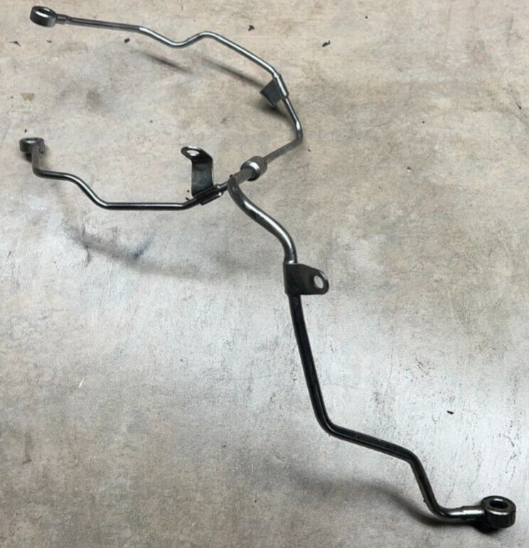 2005 Kawasaki Vulcan VN750 Engine Motor Oil Line Tube Hose Chrome 05 VN 750 A