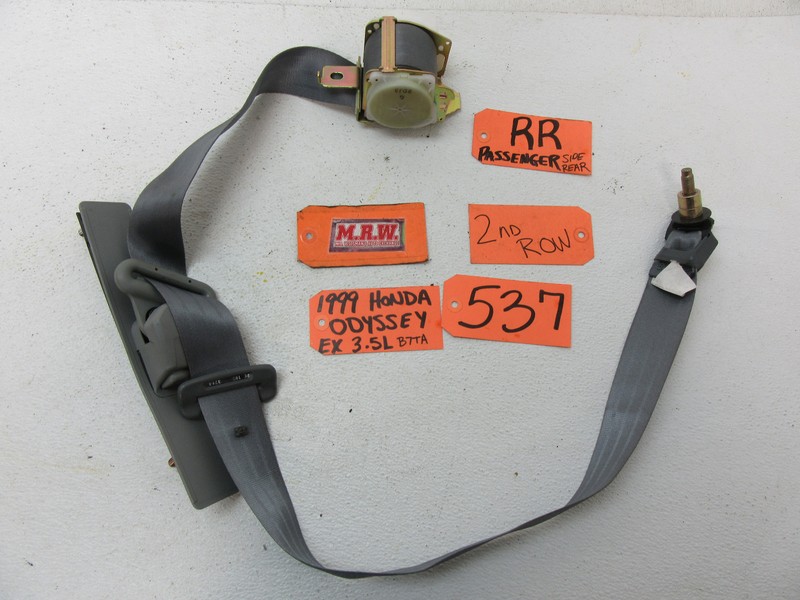 SEATBELT SEAT BELT SHOULDER HARNESS RIGHT REAR 2ND ROW RR RH for 99-04 ODYSSEY