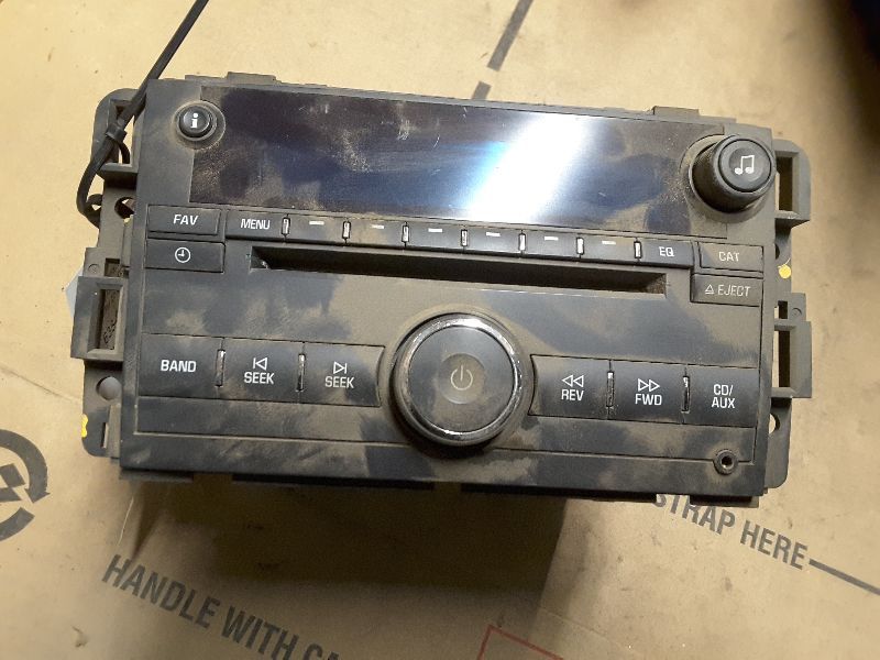 07 08 IMPALA AUDIO EQUIPMENT AM-FM-CD PLAYER-MP3 OPT US8 THRU 7/22/07 52720