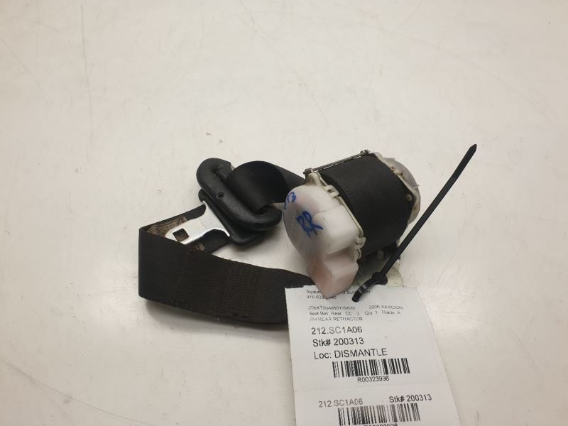 2006 SCION XA PASSENGER SIDE REAR SEAT BELT ASSEMBLY