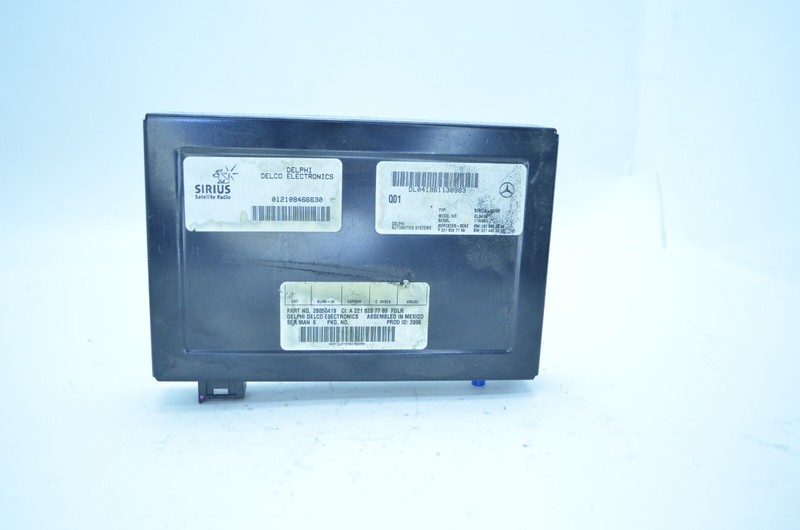 07-13 MERCEDES W221 S550 SIRIUS SATELLITE RADIO CONTROL MODULE OEM