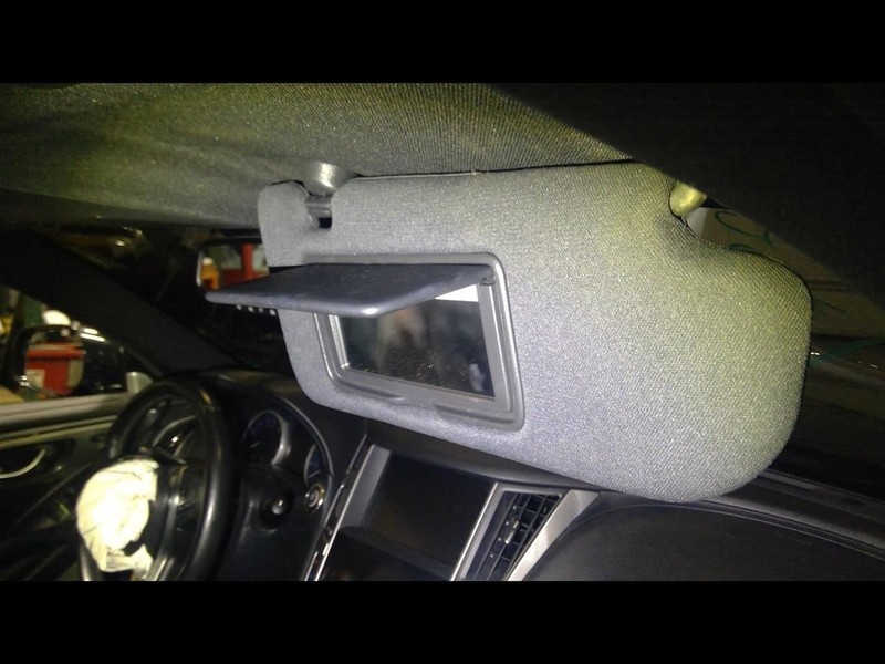 Passenger Right Sun Visor Fits 17-20 INFINITI Q60 1671834