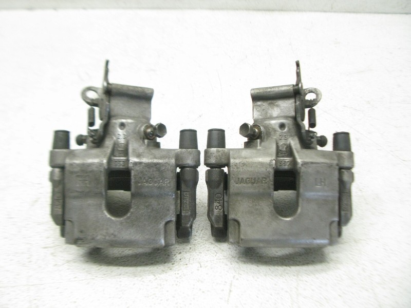 07-13 JAGUAR X250 XF XK XKR BRAKE DISC CALIPER REAR LEFT RIGHT SET OEM 020123