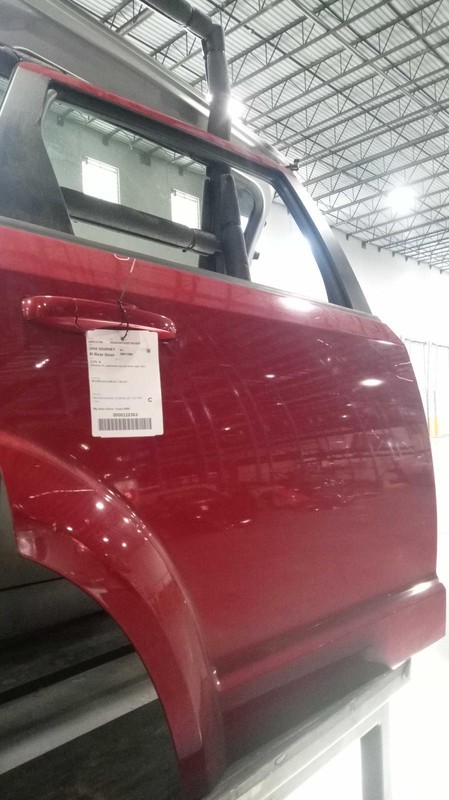 2009 Dodge Journey Rear Right Door Red PW PL 442293 124K Miles SXT 4DR SUV