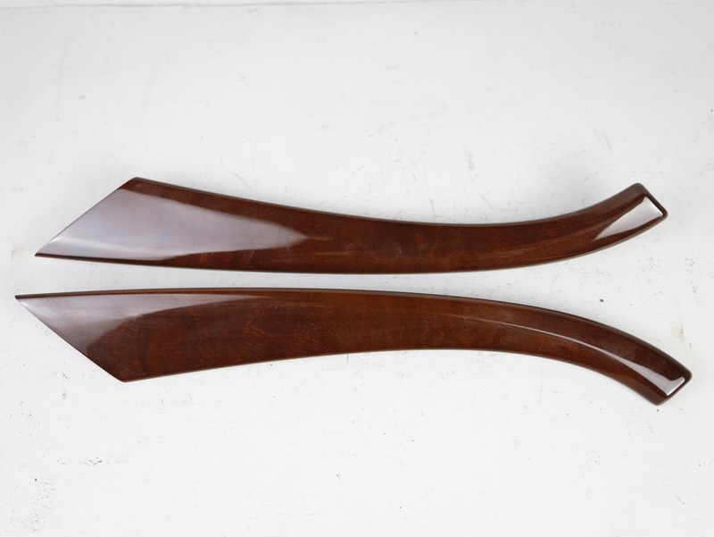 BMW F13 640 650 Rear Right Interior Door Panel Cover Trim Platane Rotbraun OEM