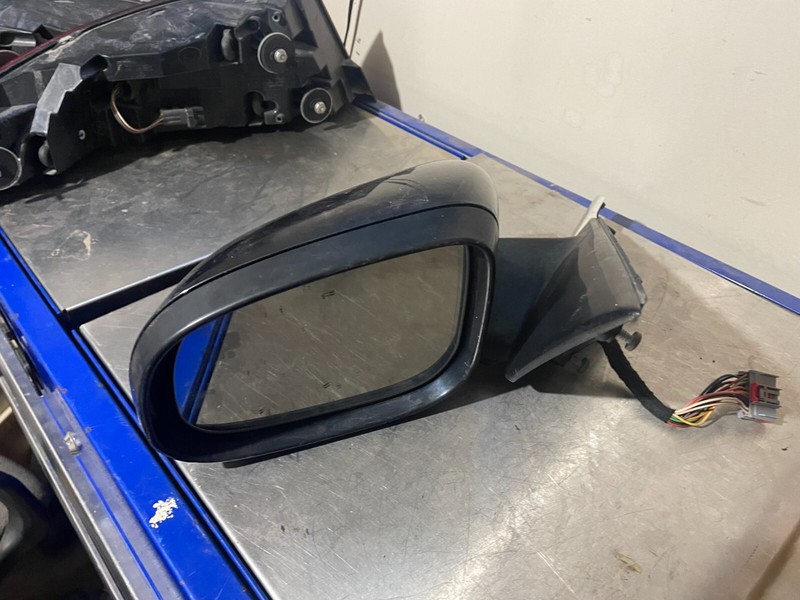 10-15 JAGUAR XF OEM LH DRIVER SIDE DOOR MIRROR - W/O BLIND SPOT ALERT - BLACK