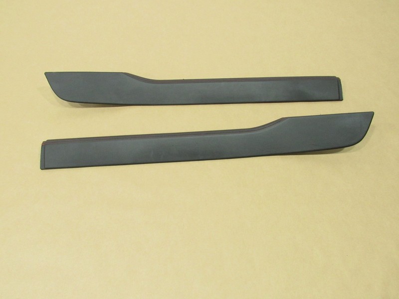10-15 Jaguar XK XKR 2014 Front Center Console Cover Trim Leather Set 2 PCS ;:O