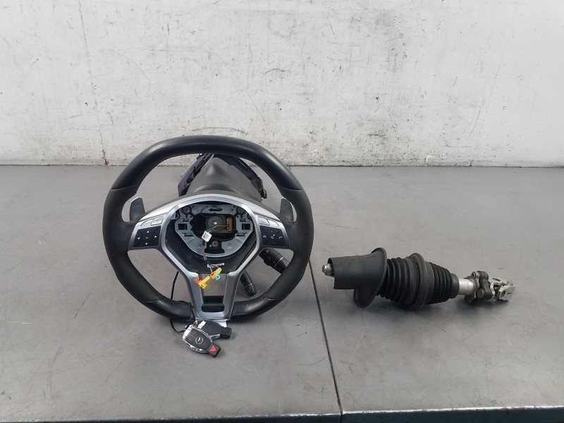 2012 Mercedes AMG E 63Wagon Leather Steering Wheel Column Keys #83055 P11