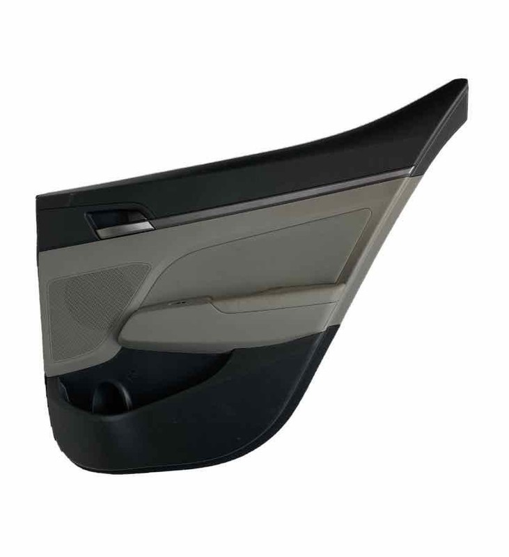 Hyundai Elantra door panel trim 18 rear left side gray assy OEM 83305F3020UTH