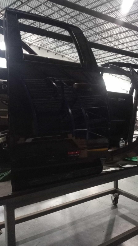 2017 RAM DODGE 1500 Pickup Left Door Black OEM Used 162104 92K Miles