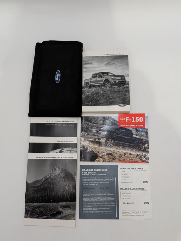 2018 Ford F150 Owners Manual Set With Case Plus Free Shipping