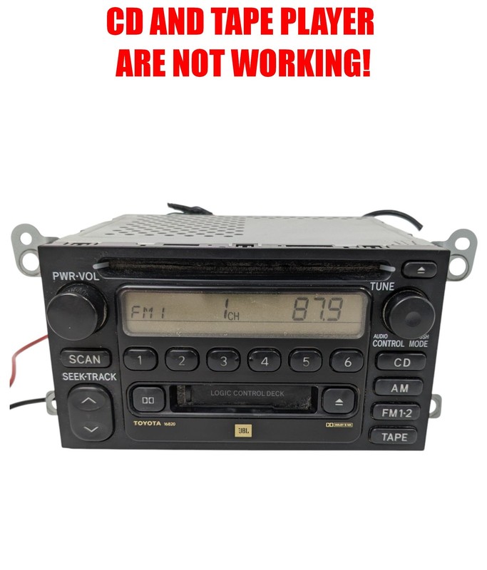 00-03 Toyota Solara 4Runner Sequoia Tundra Camry CD Player Radio Receiver OEM