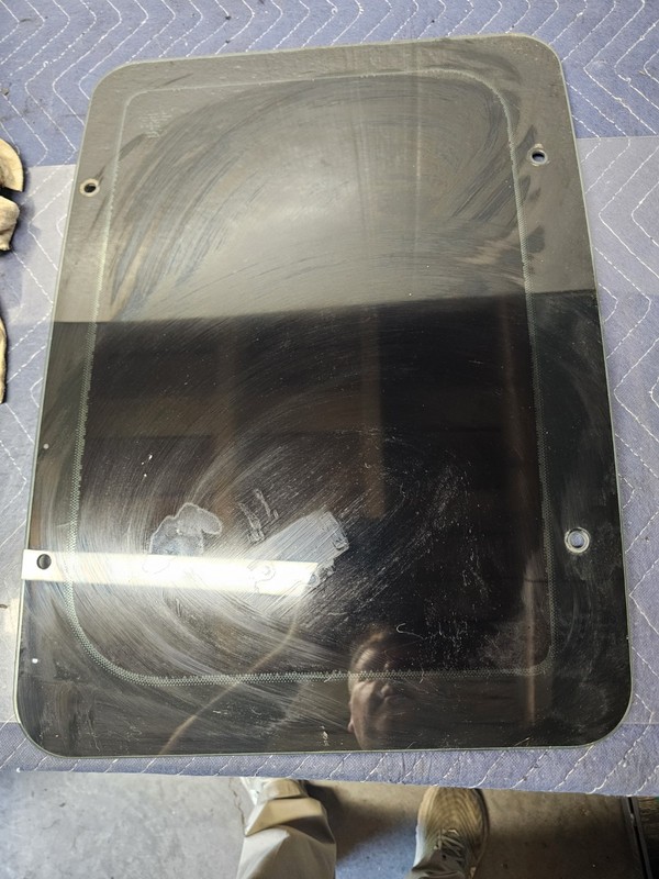 1992-14 Ford Van E150 Passenger Right Rear Side Window Door Glass Back Rearward