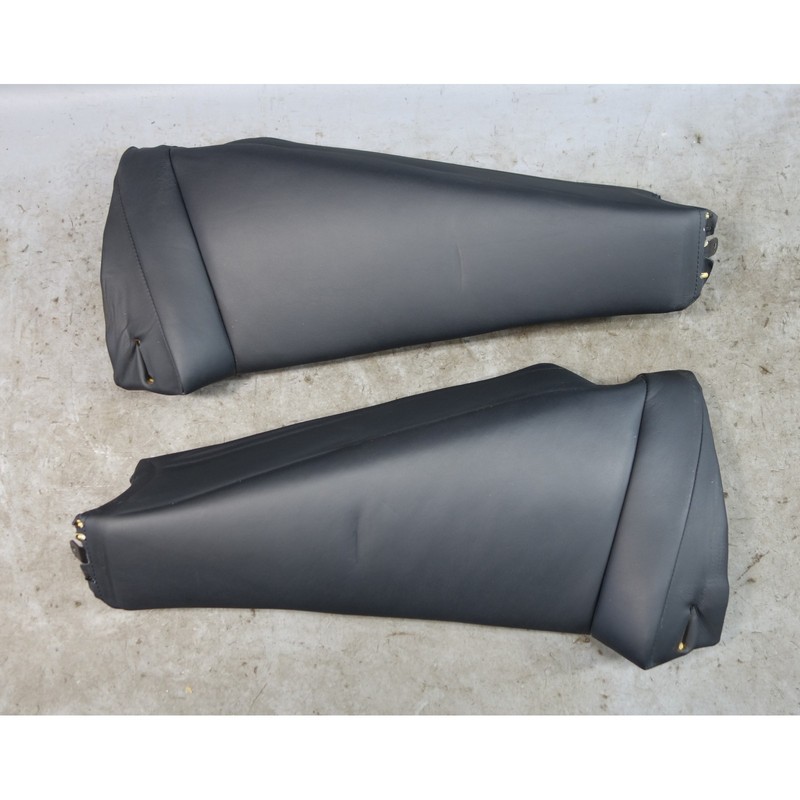 2001-2006 BMW E46 M3 Coupe Rear Seat Backrest Side Bolster Pair Black Napa OEM