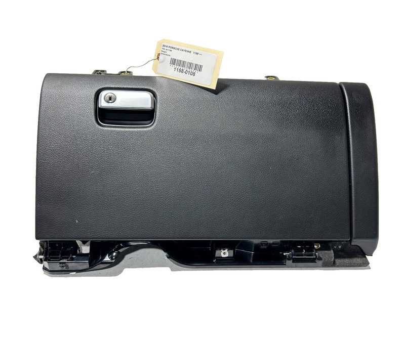 !DAMAGE! 2011-2018 PORSCHE CAYENNE DASHBOARD GLOVE BOX STORAGE COMPARTMENT OEM