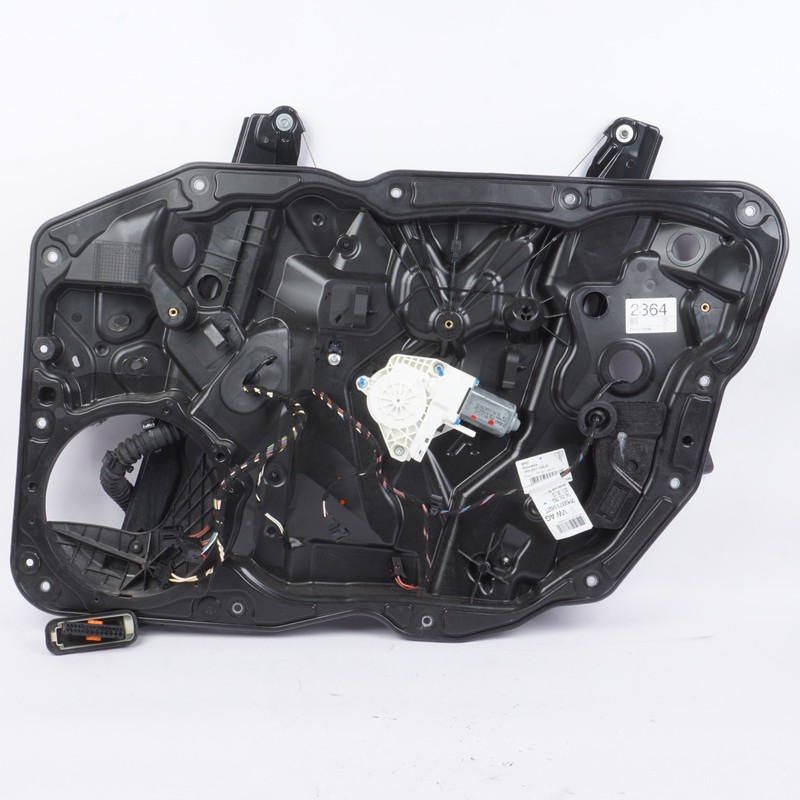 2011-2018 PORSCHE CAYENNE FRONT RIGHT DOOR WINDOW REGULATOR W/ CARRIER OEM