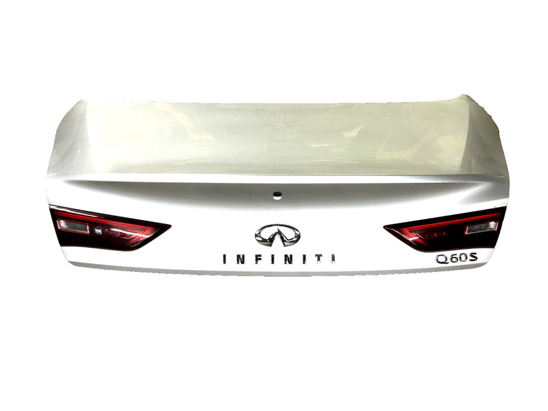 2017-2022 INFINITI Q60 SILVER TRUNK LID TAILGATE COMPLETE #A0.04
