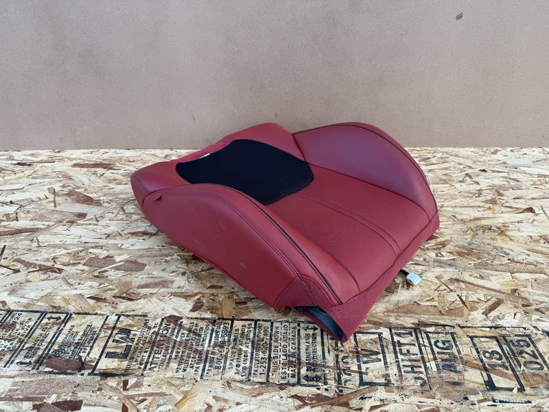 GENESIS GV70 2022-2026 OEM FRONT LEFT DRIVER UPPER SEAT SKIN CUSHION (BLACK/RED)