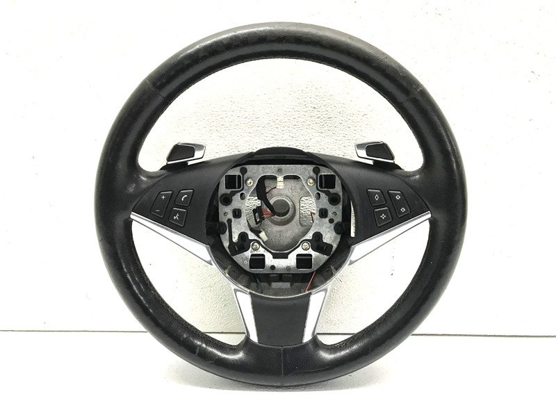 2008-2010 BMW 650i E60 Sport Pedal Shift Steering Wheel OEM