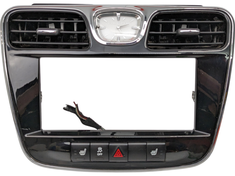 2011 2014 Chrysler 200 Center Dash Radio Bezel Cover Vents Clock 13342715 OEM