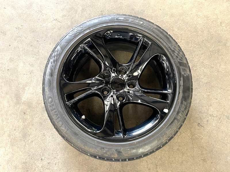 ⭐2009-2016 BMW Z4 TURBINE WHEEL RIM TIRE 225/45/17 8X17 BLACK OEM LOT2596