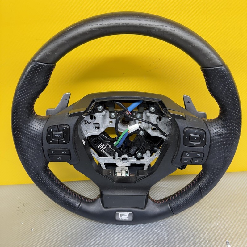 2021 - 2025 LEXUS IS350 F-SPORT STEERING WHEEL W/ PADDLE SHIFTERS WITH WOOD