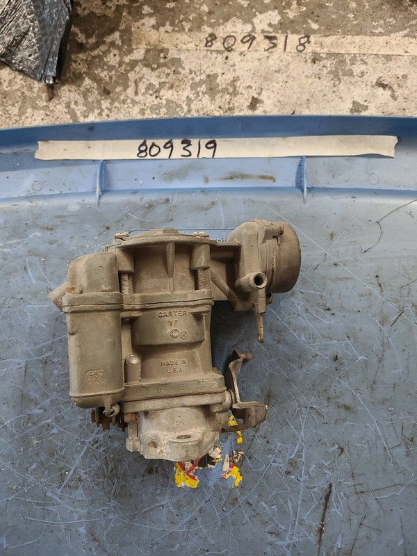 Carter YF Carburetor Ford & Ford Truck 6cyl YF 4923S