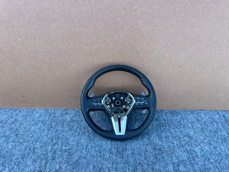 INFINITI Q50 Q60 RED SPORT 17-24 OEM STEERING WHEEL WITH MULTIFUNCTION SWITCHES