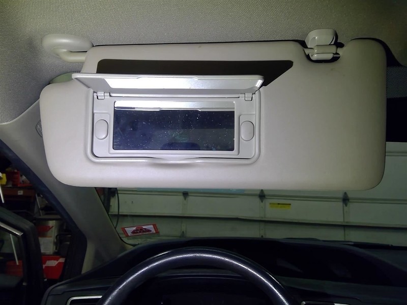 Driver Left Sun Visor Without Illumination Fits 12-15 CIVIC 1764426