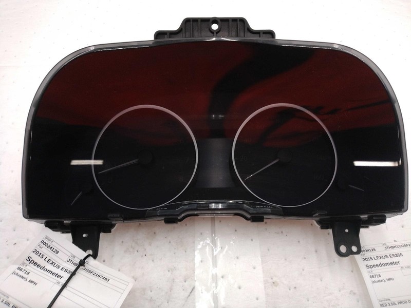 Used Speedometer Gauge fits: 2015 Lexus ES350 cluster MPH Grade A
