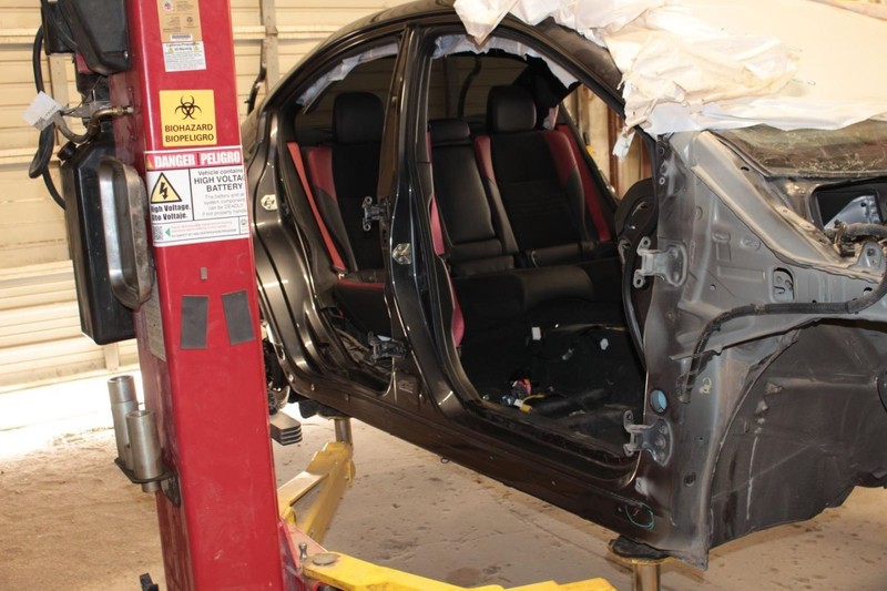 15-21 Subaru WRX 2.5L STI Gray Passenger Right Side Rocker and Post Cut